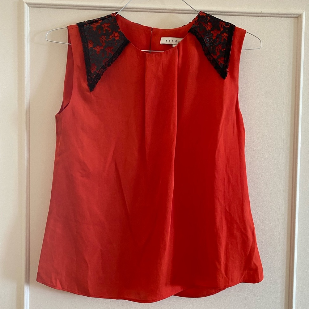 Orange Sandro top